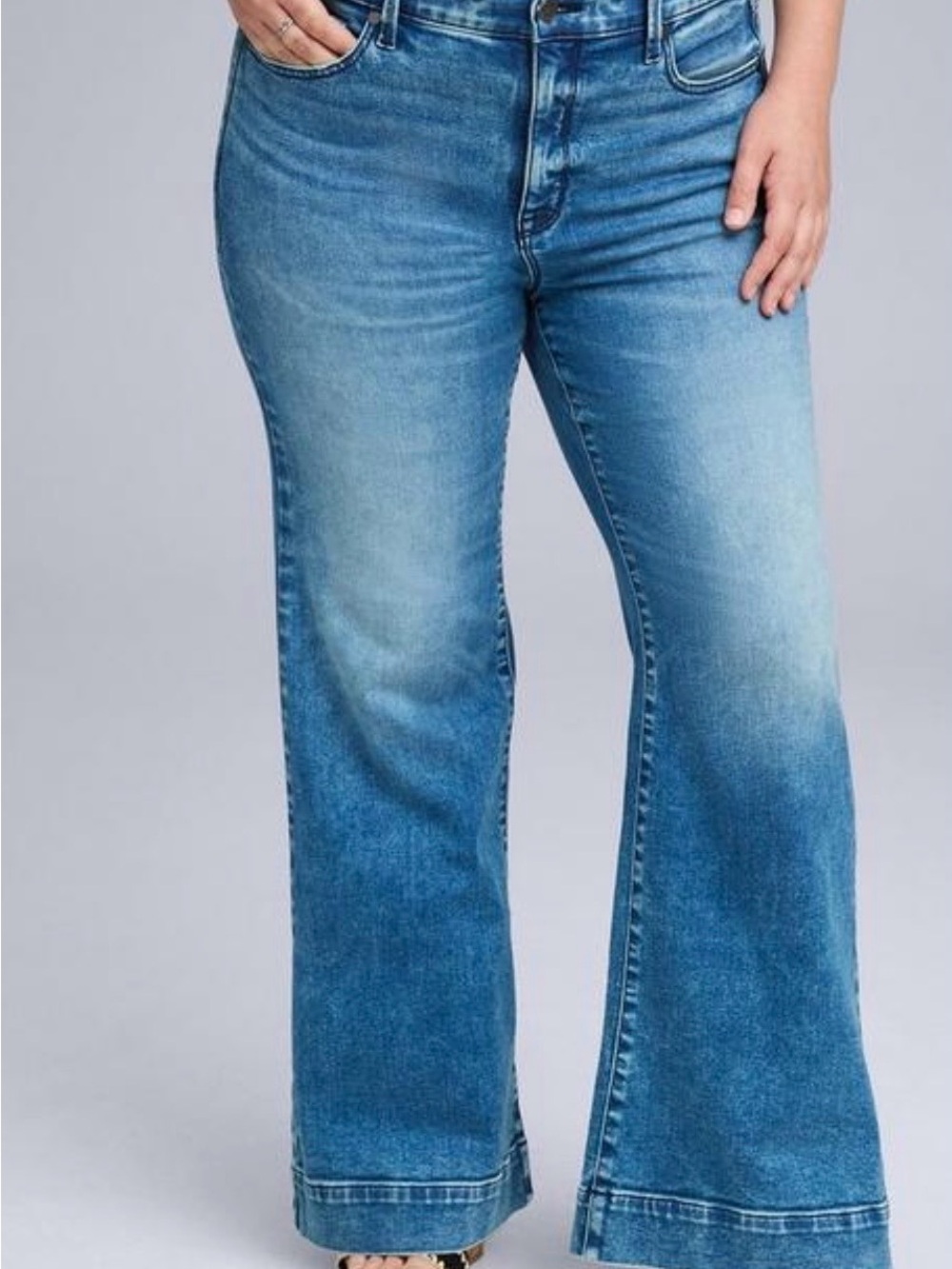 torrid Belle Isle High-Rise A-line Flare Jeans 18T